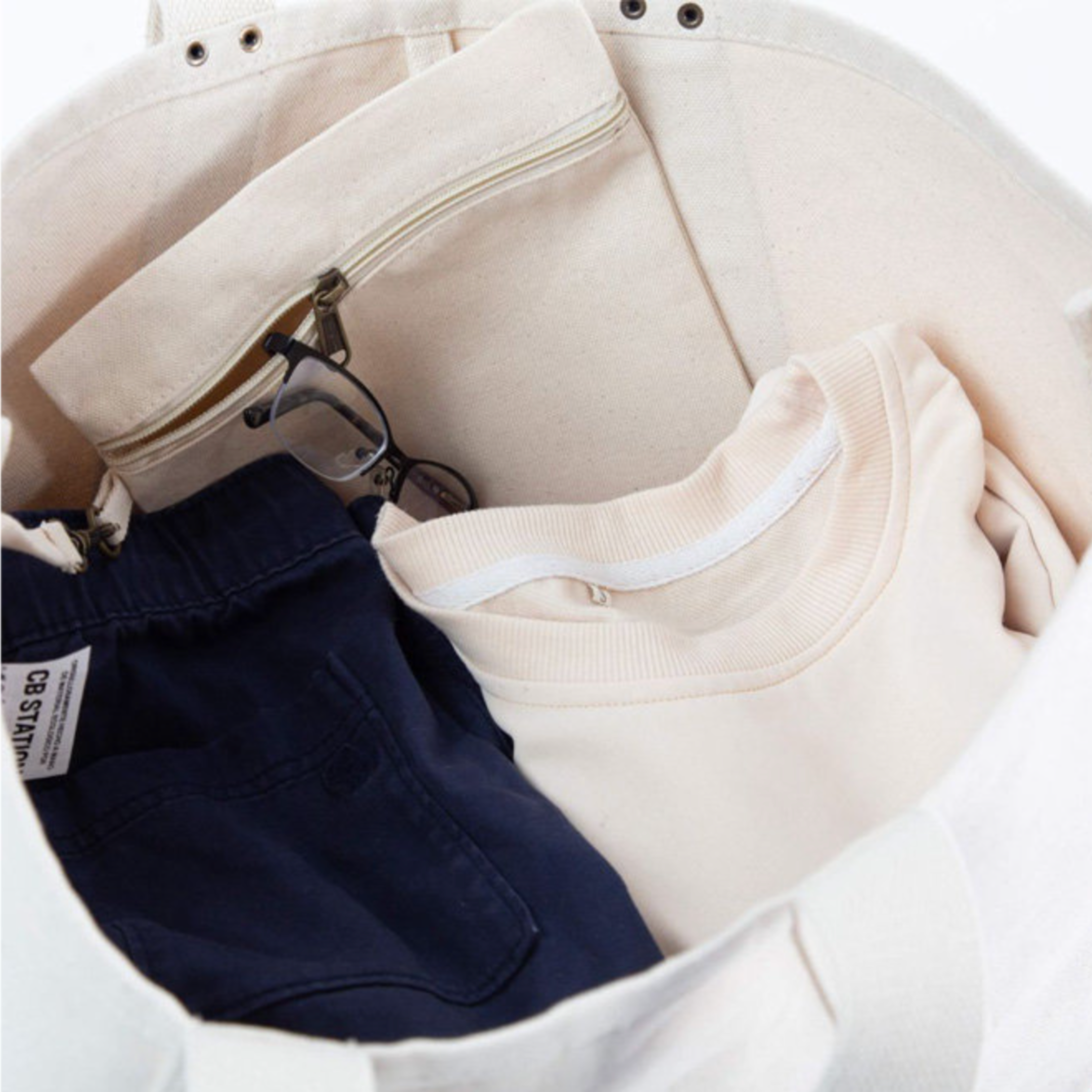 CB Station Grommet Tote Bag