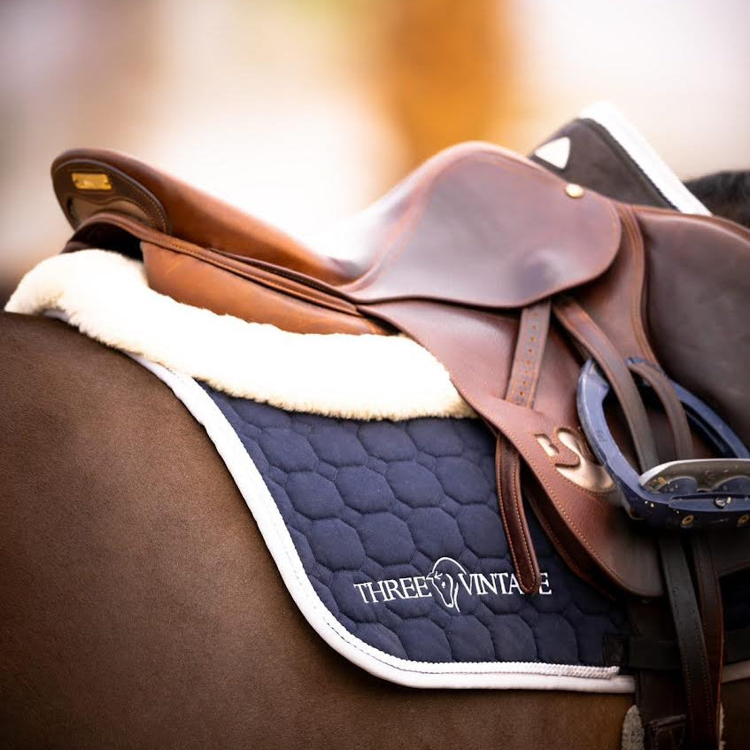 Three Vintage Equiline Jumping Show Pad