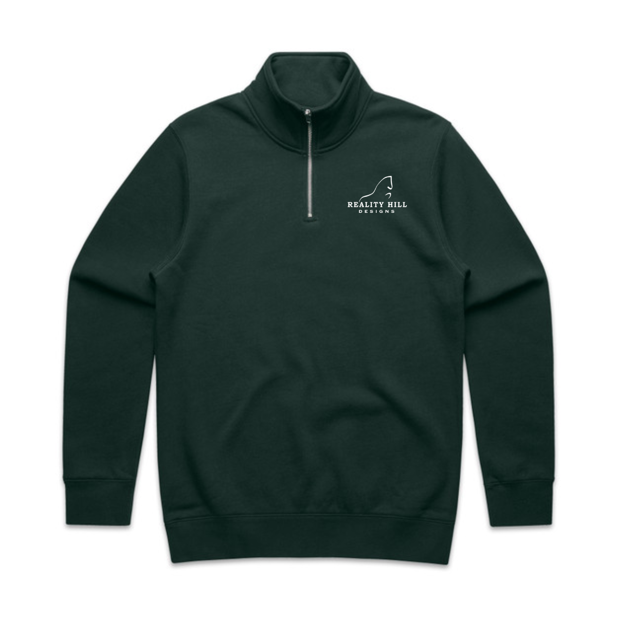 Men's AS Colour Half Zip Crew