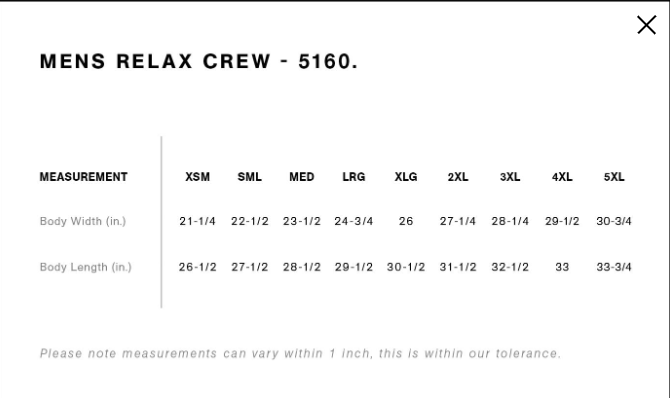 Balmoral Men's ASColour Crewneck Relax Crewneck Sweatshirt