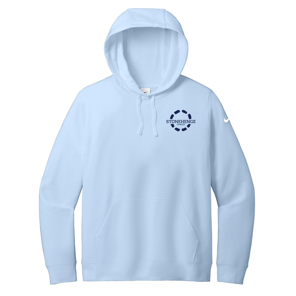 Stonehenge Stables Women's Nike Club Fleece Sleeve Swoosh Pullover Hooded Sweatshirt