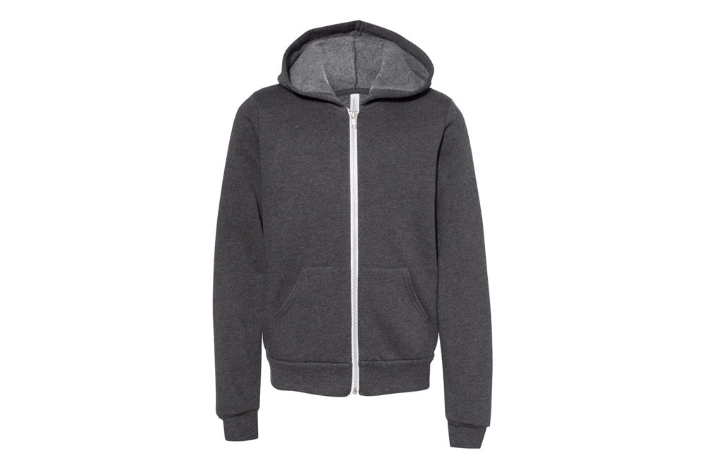 Black Diamond Equestrian Youth Fleece Full-Zip Hooded Sweatshirt