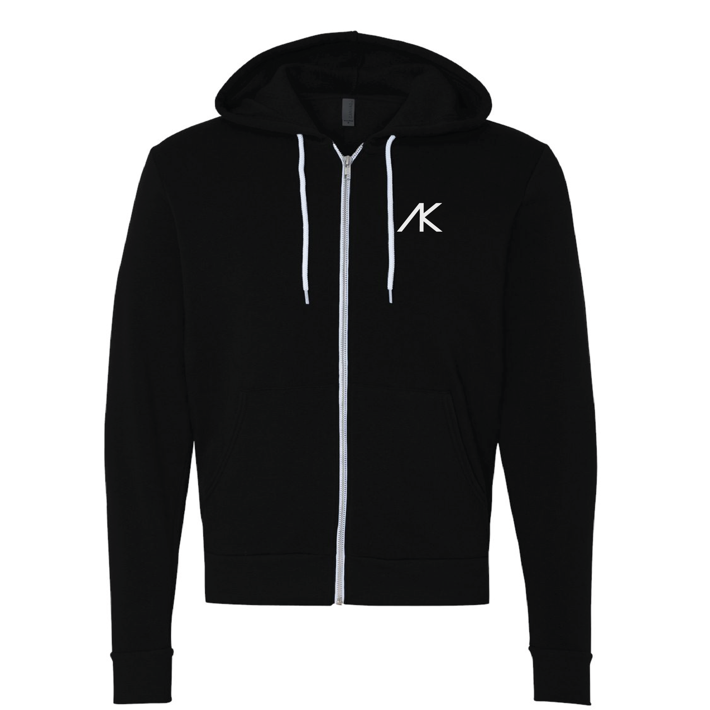 Angel Karolyi Unisex Bella & Canvas Full-Zip Hoodie with Back Logo