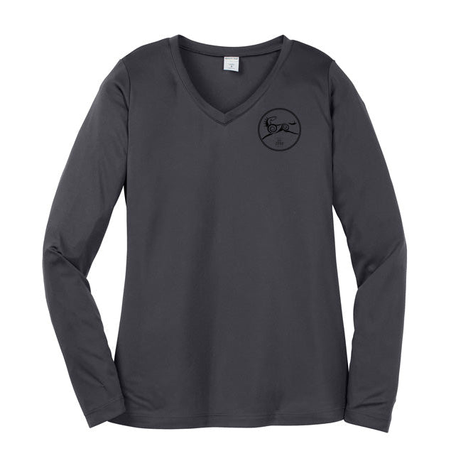 Sandhaven Women's Sport-Tek Long Sleeve Competitor V-Neck