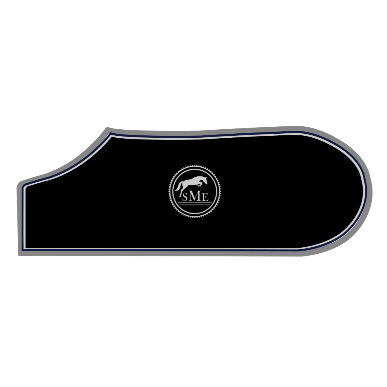 Silver Mesquite Equestrian Custom Wool Dress Cooler - Double Piping