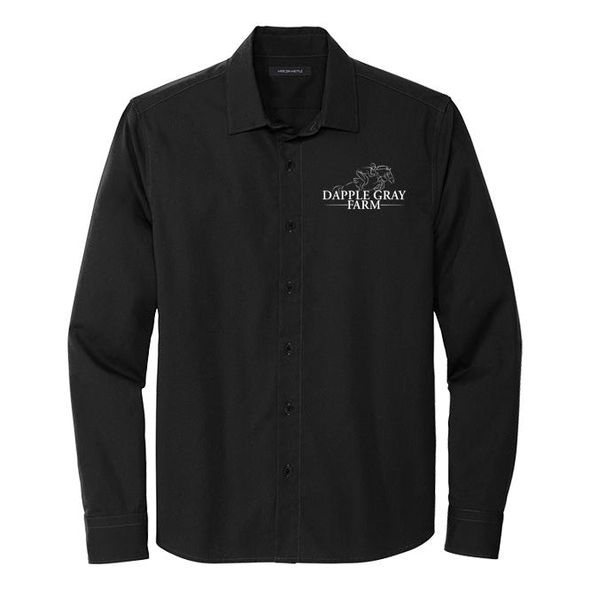 Dapple Gray Farm Men's Long Sleeve Stretch Woven Shirt