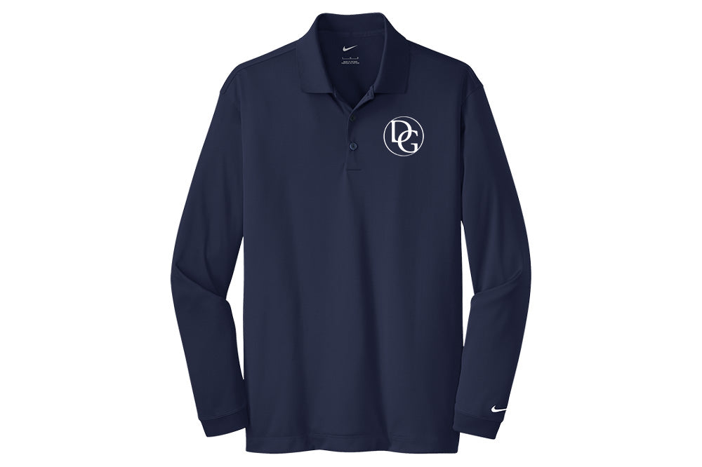 Dawson Grove Men's Nike Long Sleeve Stretch Dri-FIT Polo