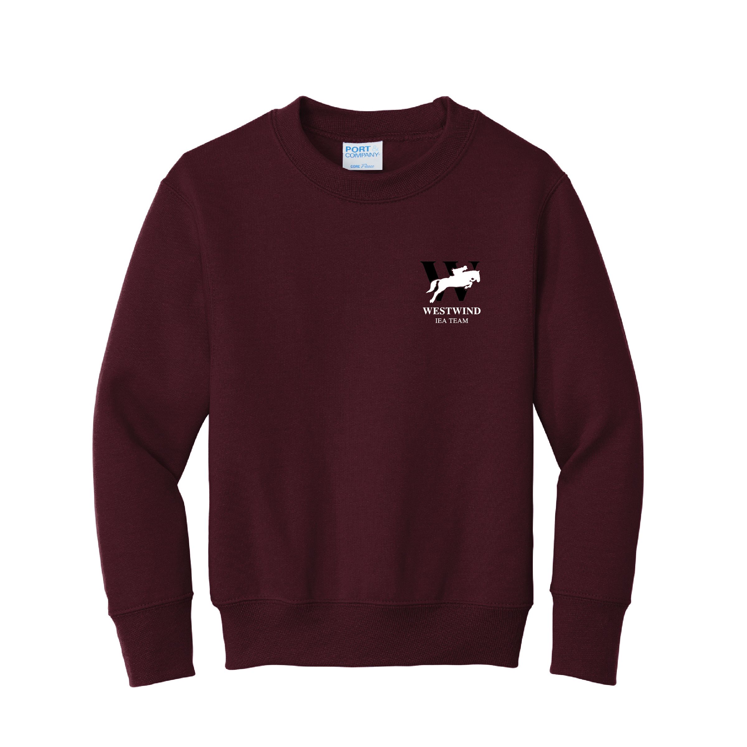 Westwind IEA Youth Port & Company Fleece Crewneck Sweatshirt