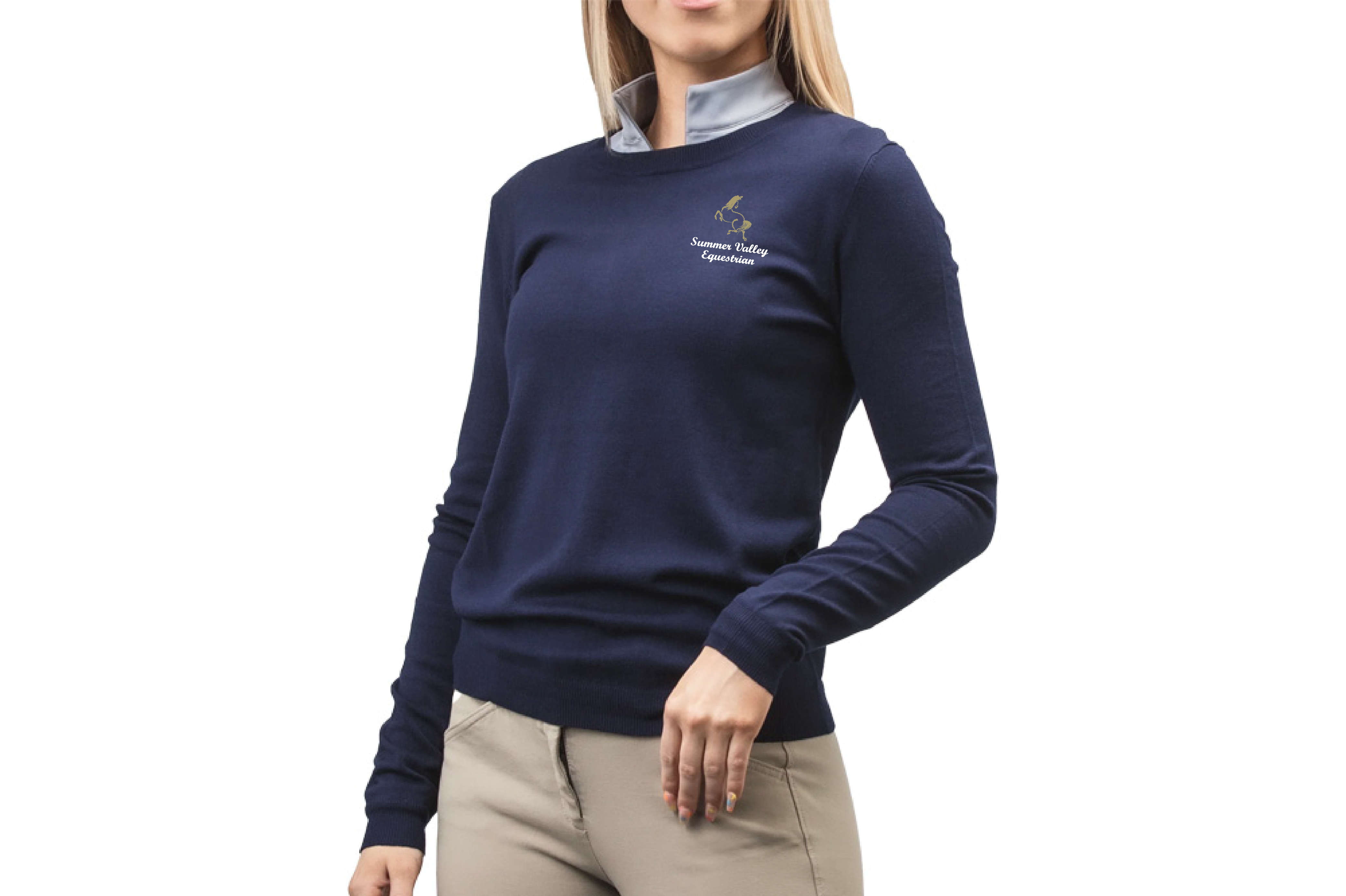 Summer Valley Women's TKEQ Essential Crewneck Sweater