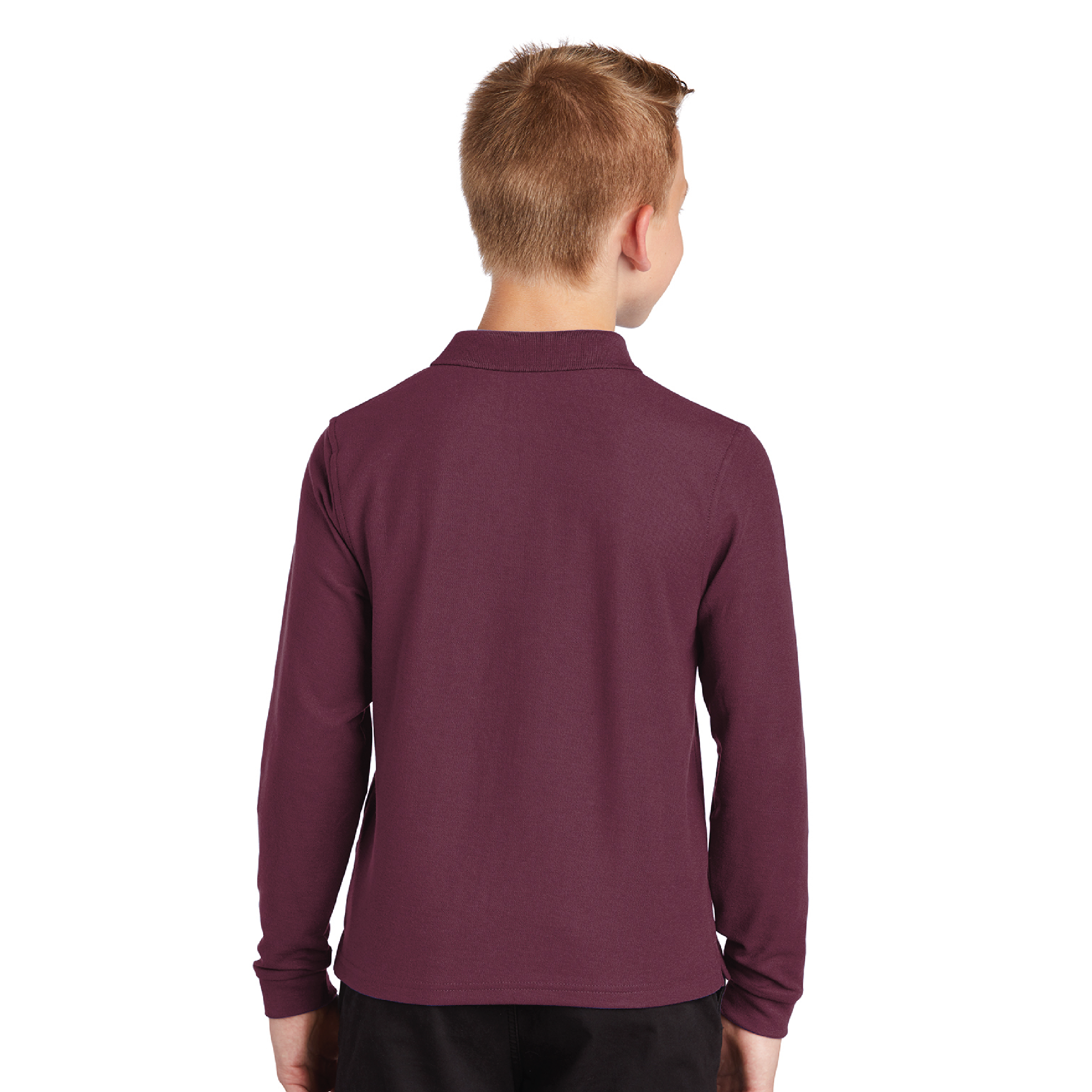 Westwind IEA Youth Port Authority Long Sleeve Silk Touch Polo