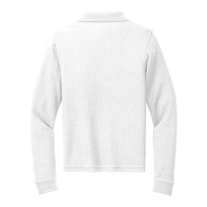 Sand Hill Stable Youth Port Authority Long Sleeve Silk Touch Polo