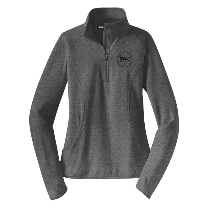 Sandhaven Women's SportTek Sport-Wick Stretch 1/4 Zip Pullover