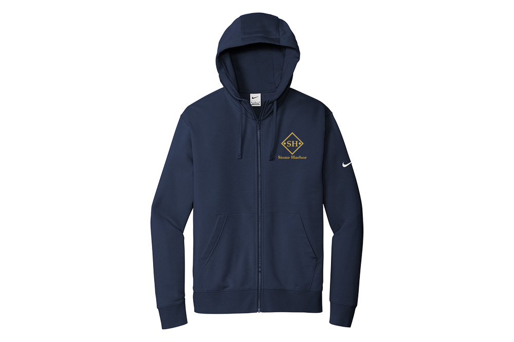 Stone Harbor Men's Nike Club Fleece Full-Zip Hoodie