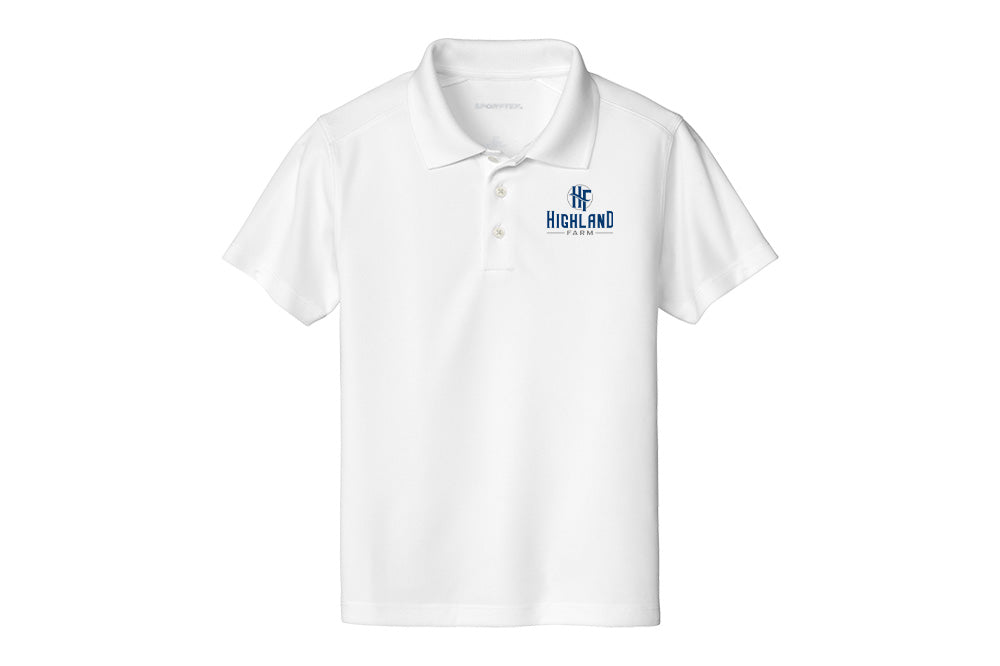Highland Farm Youth Sport-Tek UV Micropique Polo