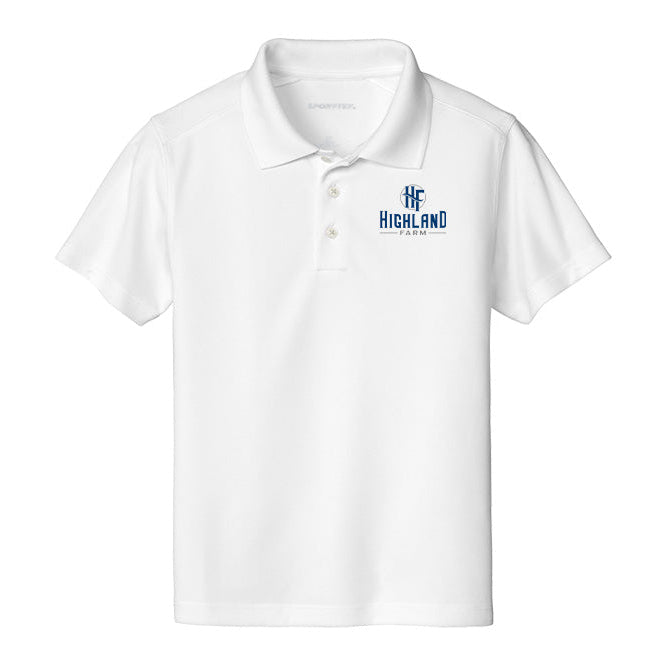 Highland Farm Youth Sport-Tek UV Micropique Polo