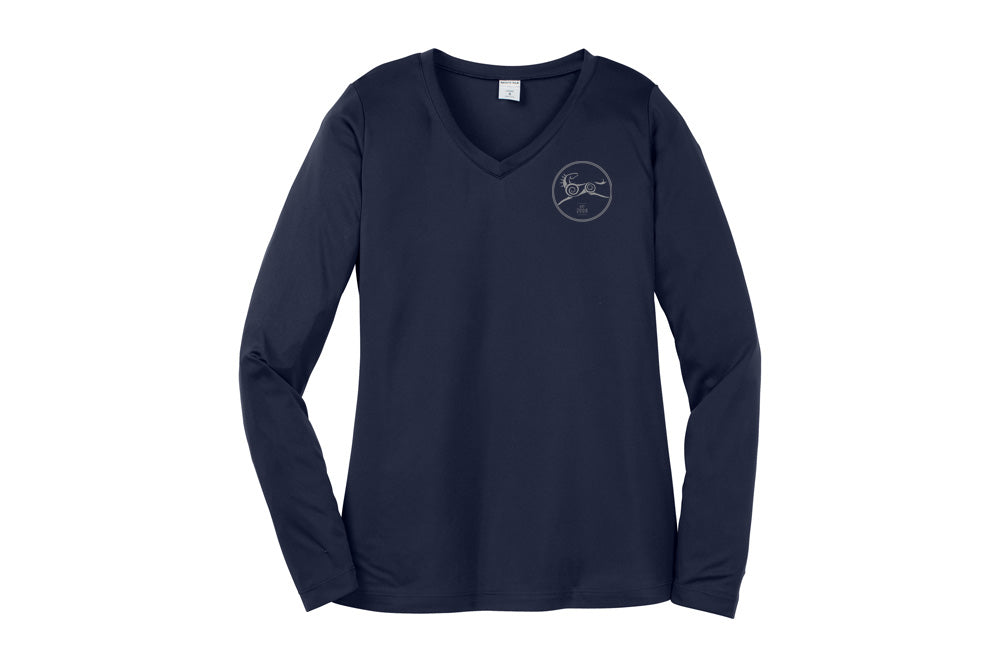 Sandhaven Women's Long Sleeve Competitor V-Neck