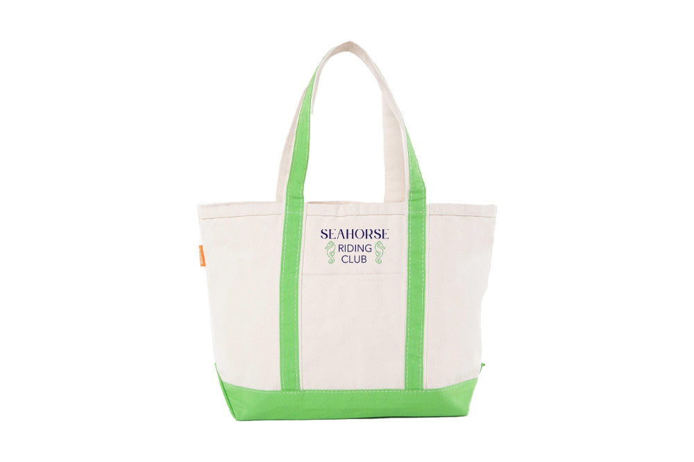 Seahorse Riding Club CB Station Medium Canvas Tote