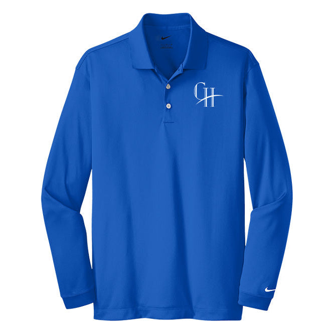 Chestnut Hill Men's Nike Long Sleeve Stretch Dri-FIT Polo
