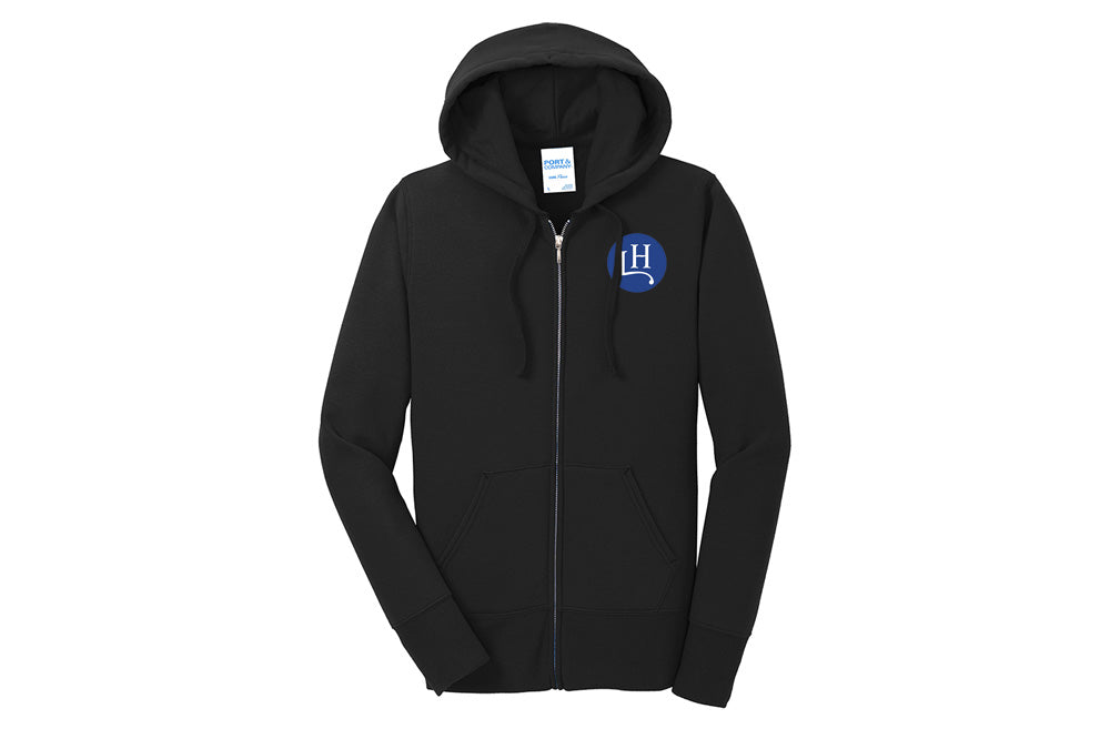 Leavitt Hill Women's Port & Company Fleece Zip-Up Hoodie