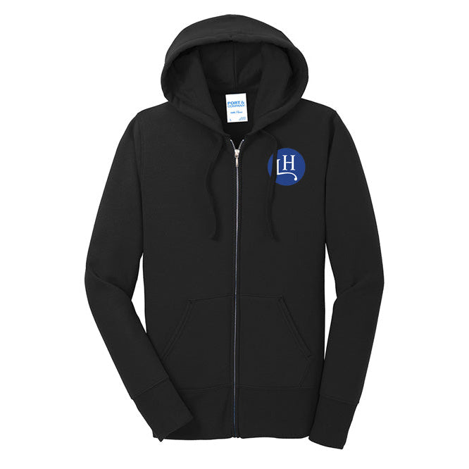 Leavitt Hill Women's Port & Company Fleece Zip-Up Hoodie