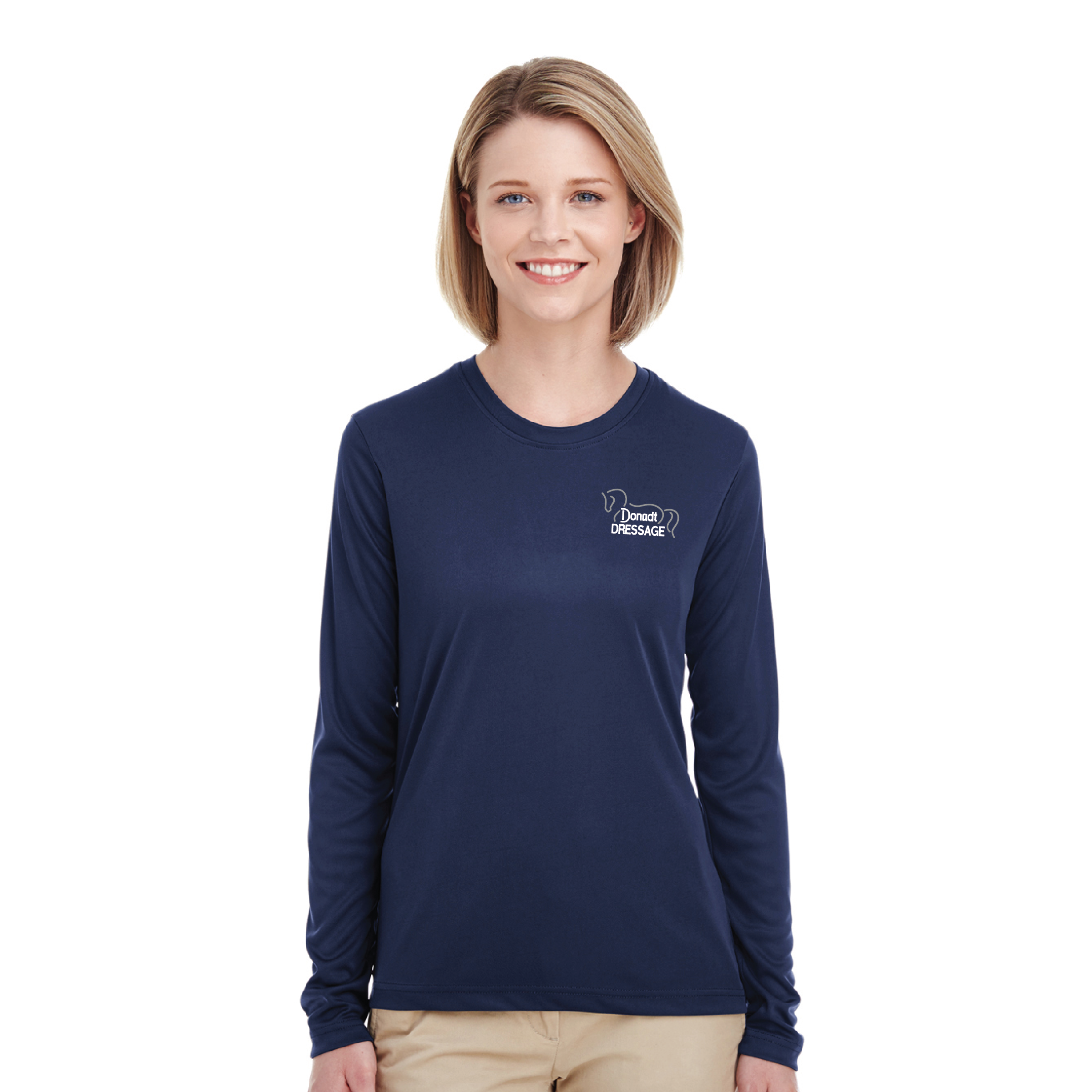 Donadt Dressage Women's Cool & Dry Sport Performance Long Sleeve Tee