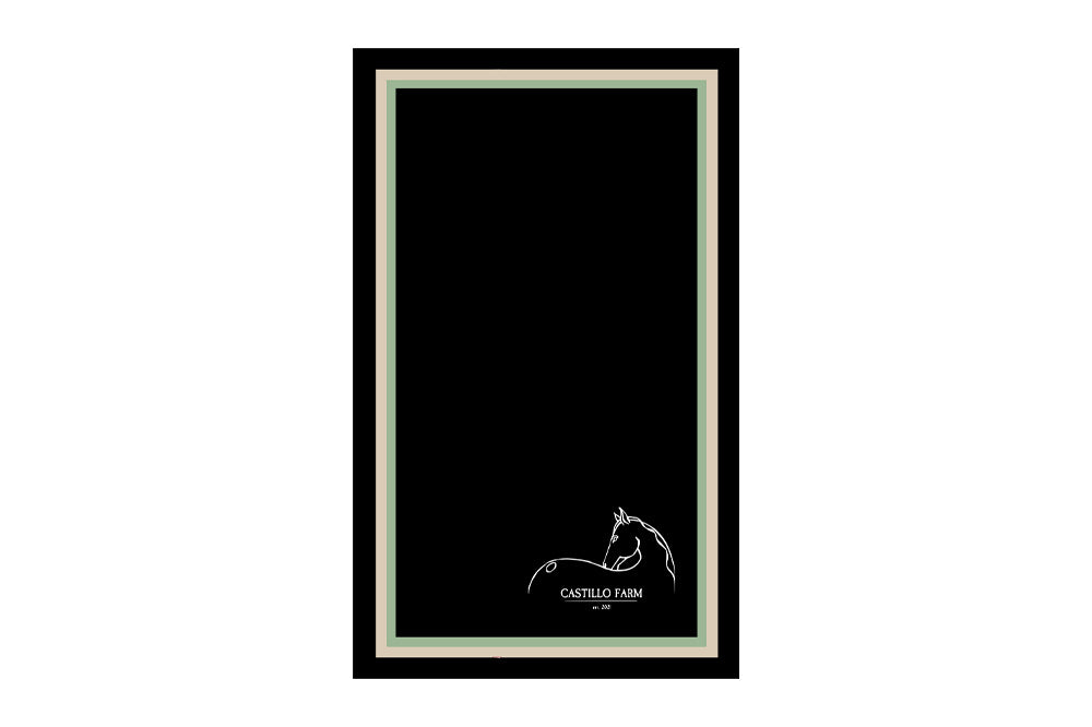 Castillo Farm Custom Stall Guard & Bridle Drape