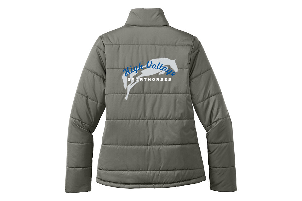High Voltage Sporthorses Women's Port Authority Puffer Jacket