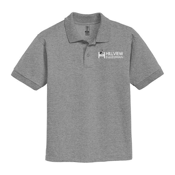 Hillview Equestrian Youth Gildan Jersey Knit Sport Polo