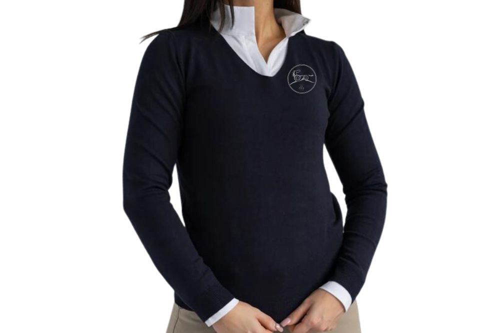 Sandhaven Women's TKEQ Essential V-Neck Sweater