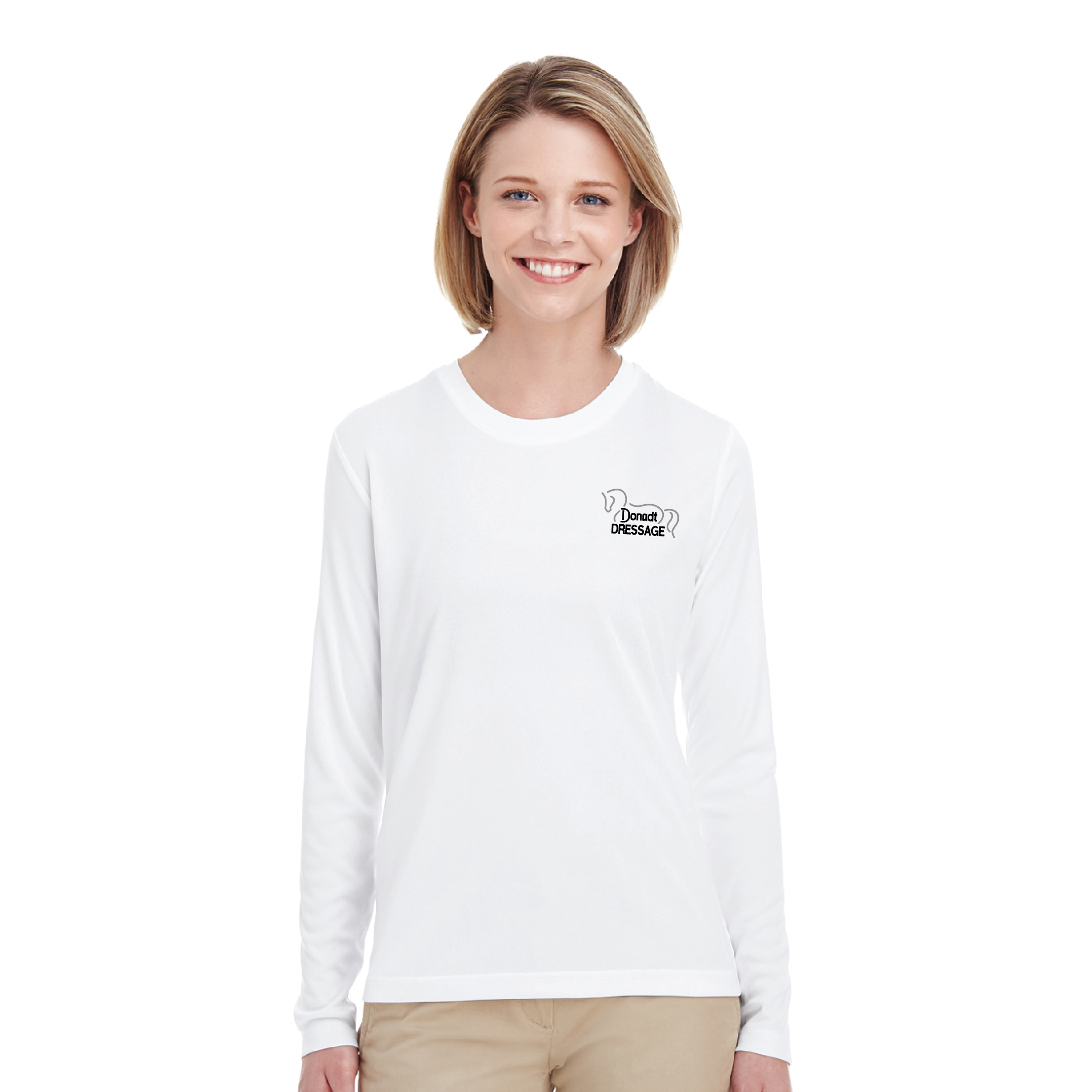 Donadt Dressage Women's Cool & Dry Sport Performance Long Sleeve Tee