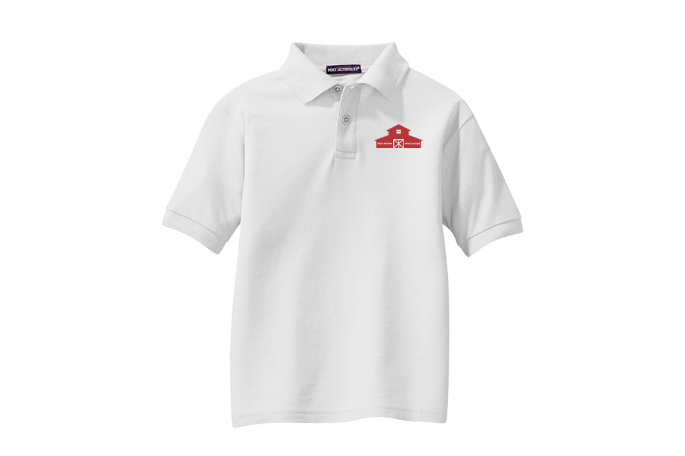 Red Barn IEA Youth Port Authority Short Sleeve Silk Touch Polo