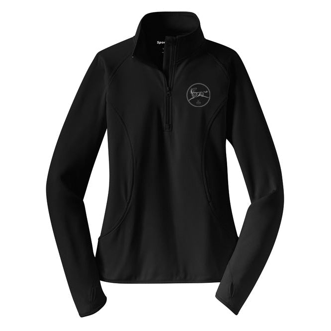 Sandhaven Women's SportTek Sport-Wick Stretch 1/4 Zip Pullover