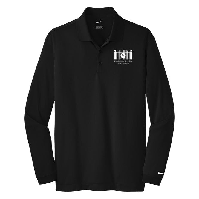 Kenilworth Riding School Men's Nike Long Sleeve Stretch Dri-FIT Polo