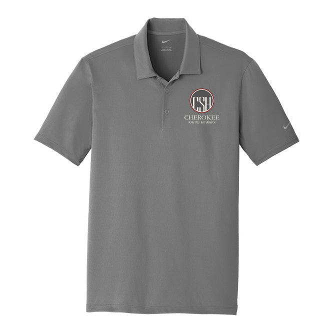Cherokee Show Horses Men's Nike Dri-FIT Legacy Polo with Design on Back