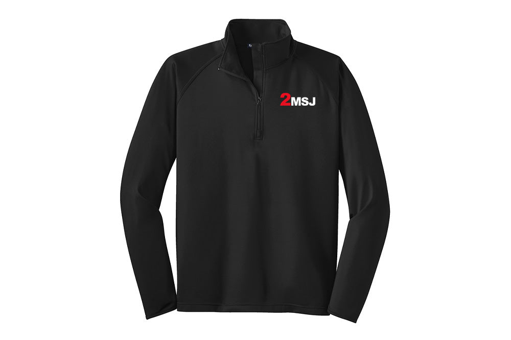 2 Mutch Men's Sport-Tek Sport-Wick Stretch 1/4 Zip Pullover