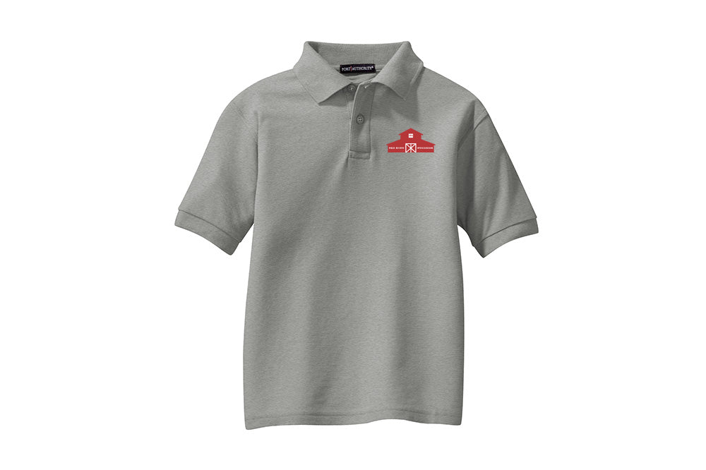 Red Barn IEA Youth Port Authority Short Sleeve Silk Touch Polo