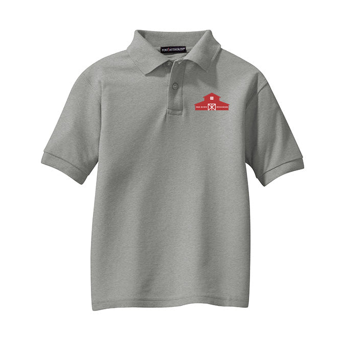 Red Barn IEA Youth Port Authority Short Sleeve Silk Touch Polo
