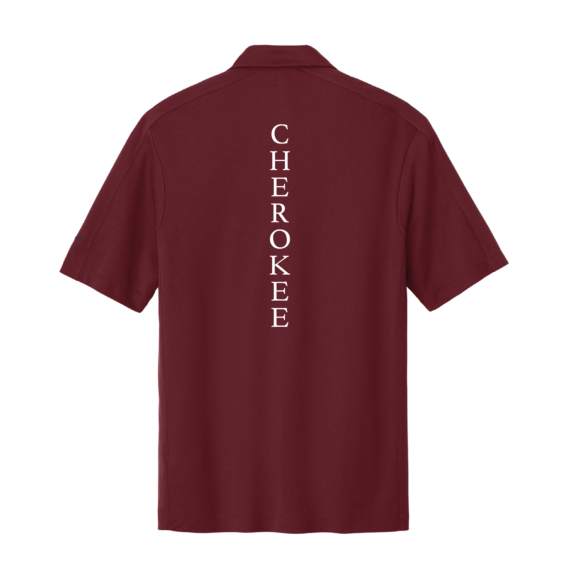 Cherokee Show Horses Men's Nike Tech Sport Dri-FIT Polo with Back Design