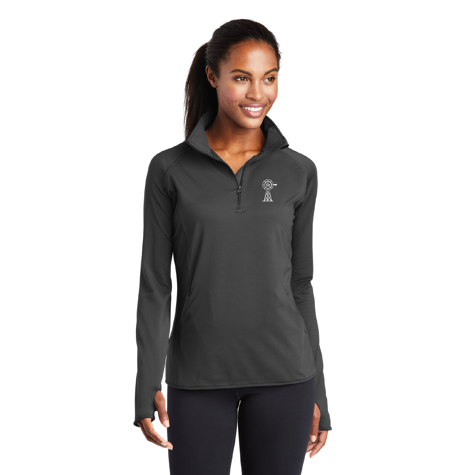 Larkin Meadows Women's Sport-Tek Stretch 1/4 Zip Pullover