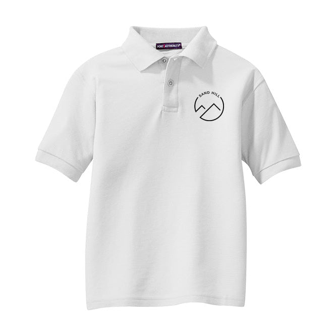 Sand Hill Stable Youth Port Authority Short Sleeve Silk Touch Polo