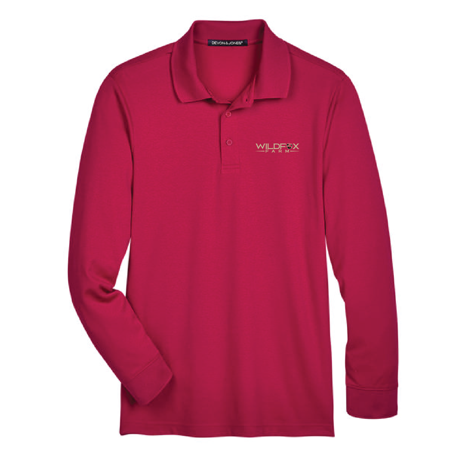 Wildfox Farm Men's Devon & Jones Long Sleeve Performance Polo
