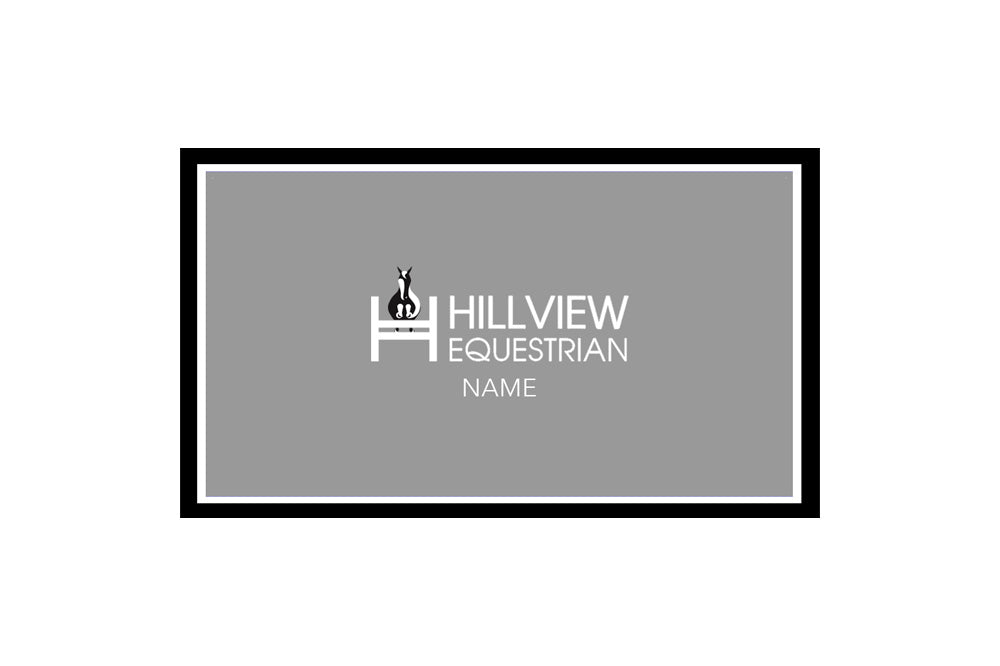 Hillview Custom Stall Guard with Trim and Piping