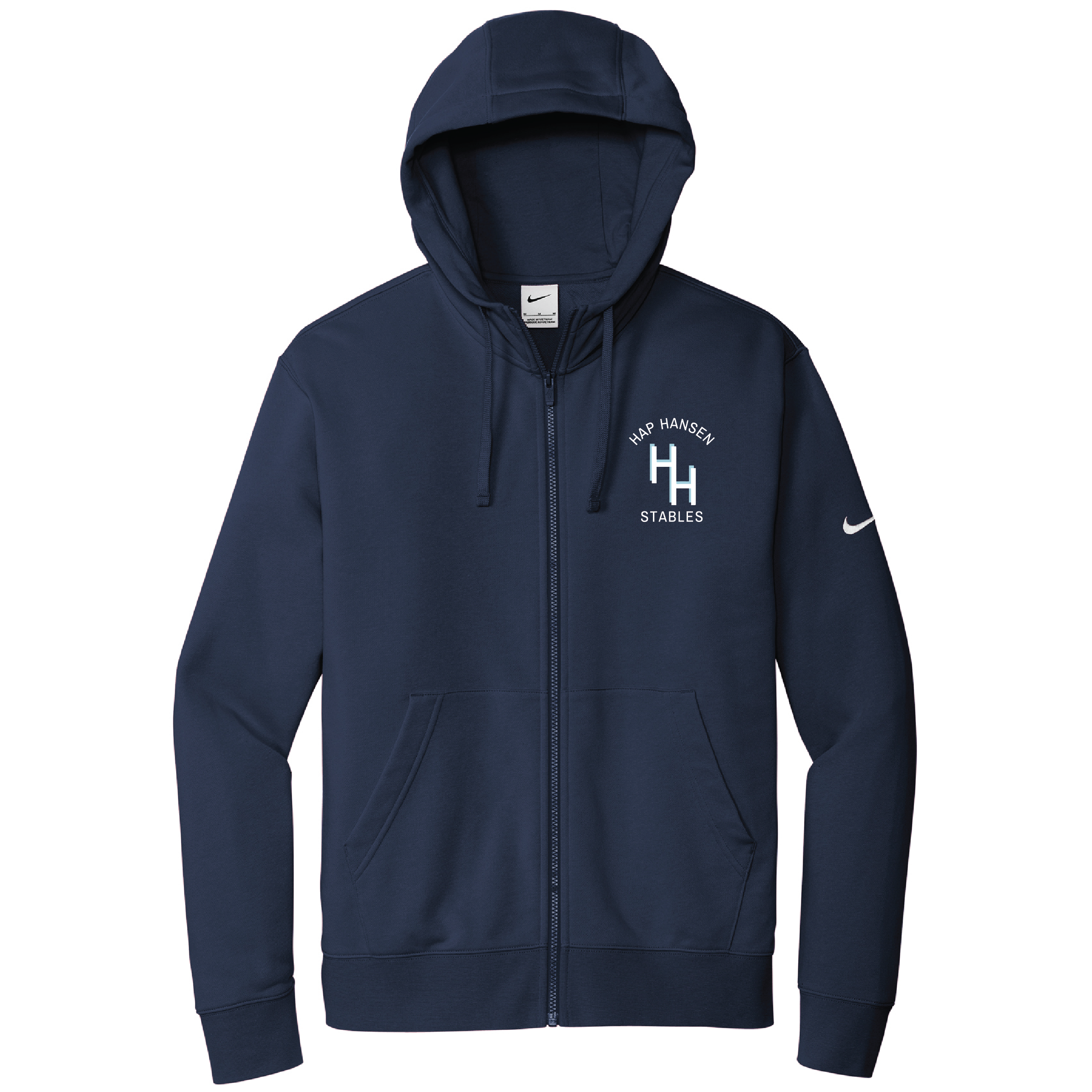 Hap Hansen Stables Men's Nike Club Fleece Full-Zip Hoodie