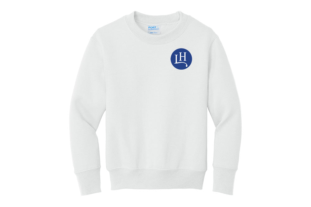 Leavitt Hill Youth Port & Company Fleece Crewneck Sweatshirt