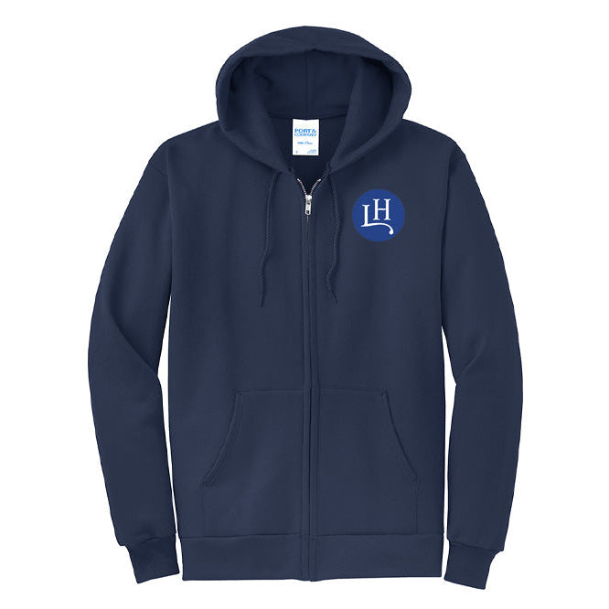 Leavitt Hill Men's Port & Company Fleece Zip-Up Hoodie