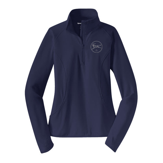 Sandhaven Women's SportTek Sport-Wick Stretch 1/4 Zip Pullover