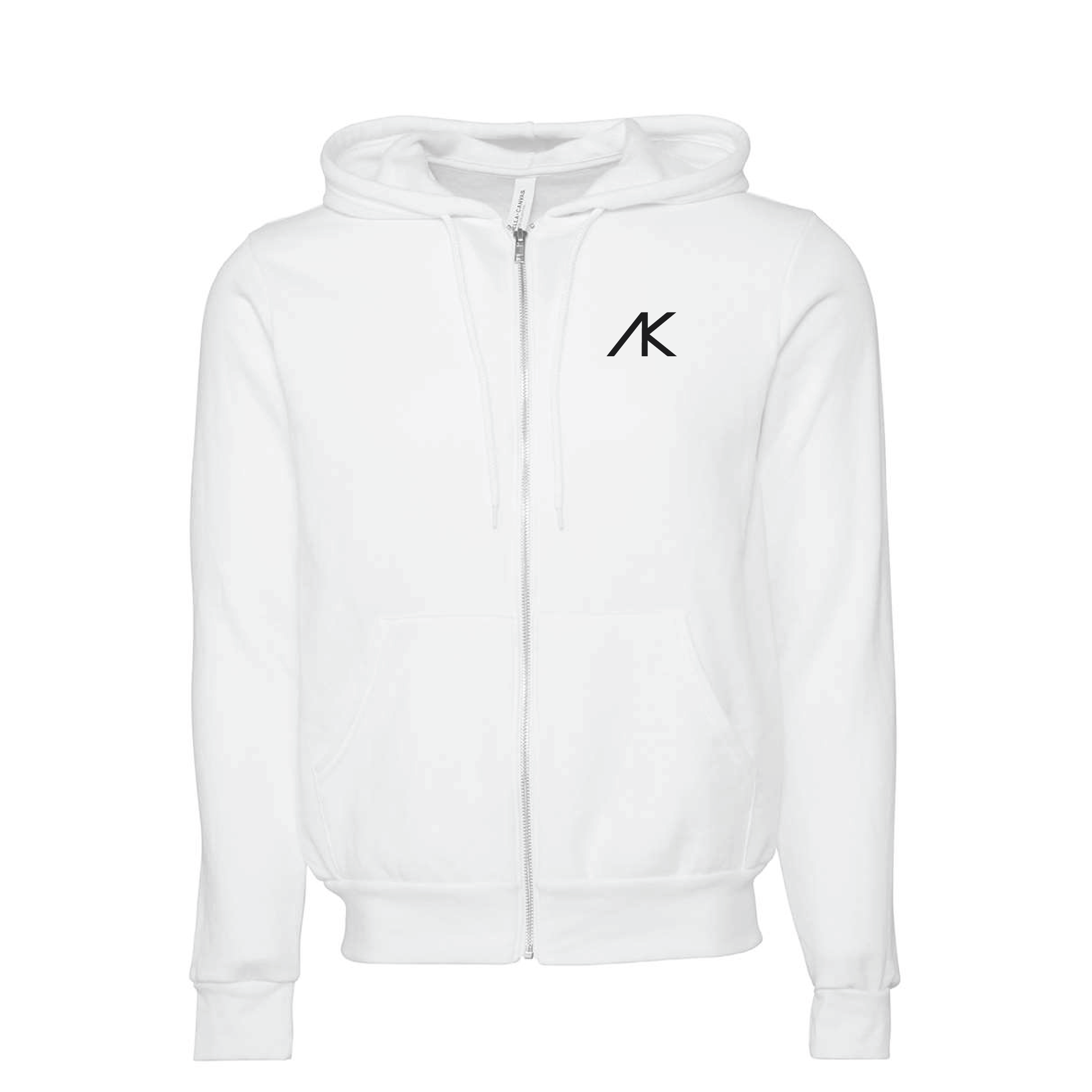 Angel Karolyi Unisex Bella & Canvas Full-Zip Hoodie with Back Logo