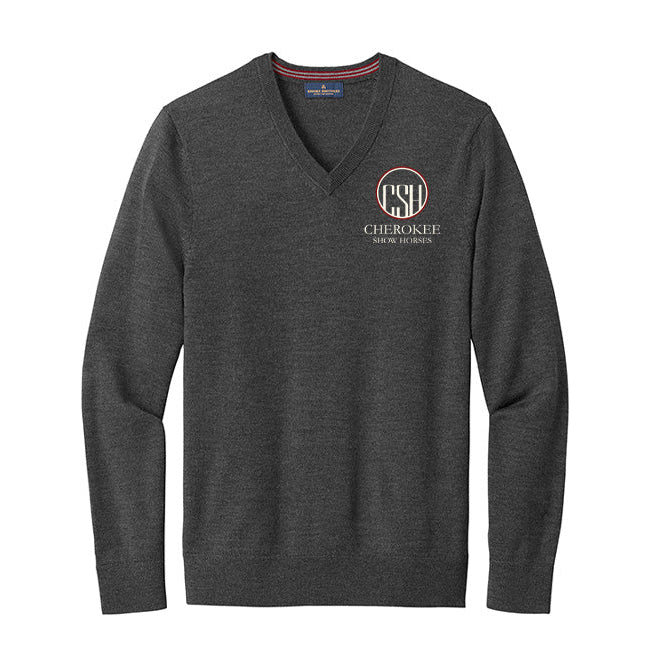 Men's Brooks Brothers Washable Merino Wool V-Neck Sweater