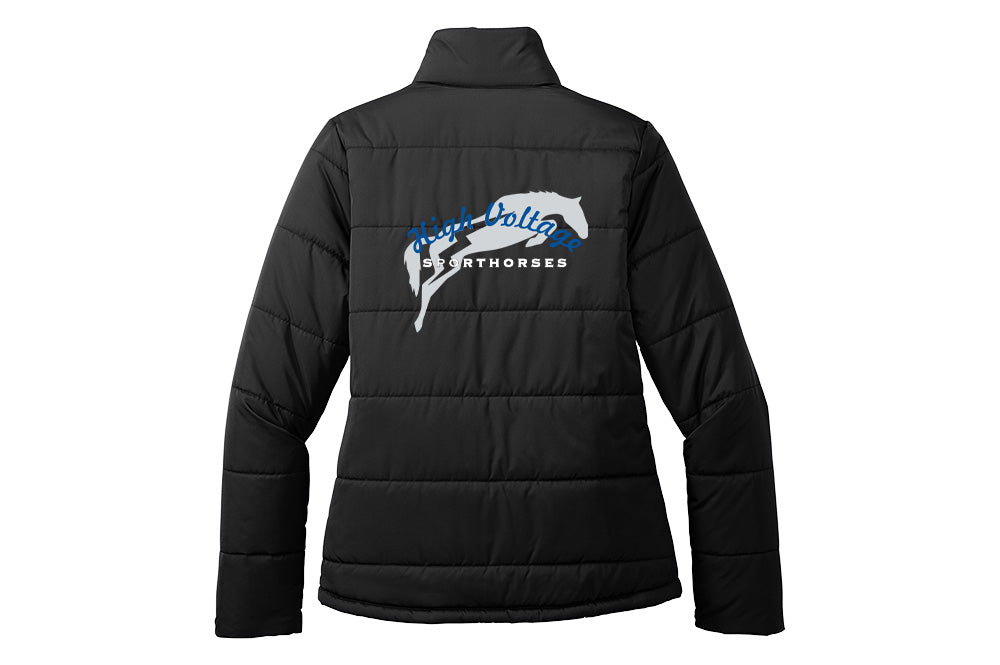 High Voltage Sporthorses Women's Port Authority Puffer Jacket