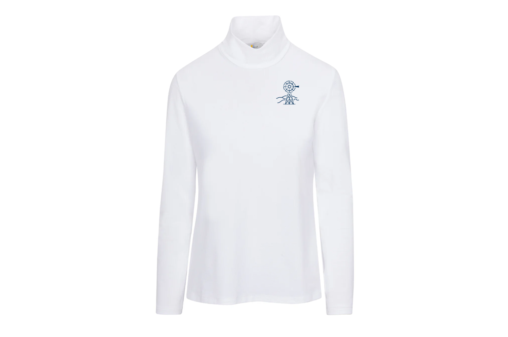 Larkin Meadows Women's Callidae Tech Ribbed Turtleneck
